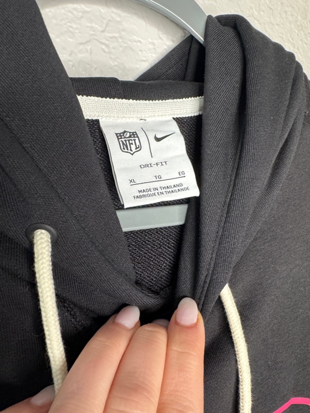 Nike Las Vegas Raiders Crucial Catch Sideline Standard Issue Hoodie XL NFL - Picture 3 of 7